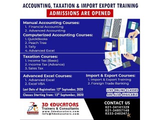 Accounting, Taxation, & Import and Export Training