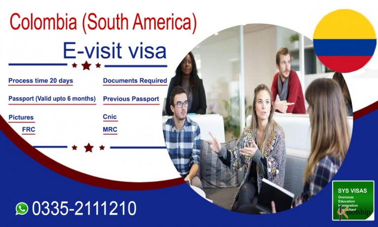 colombia visit visa for pakistani