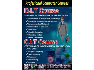 CIT Certificate In Information Technology Course In kohat